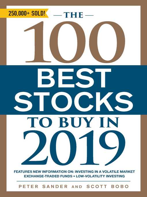 Title details for The 100 Best Stocks to Buy in 2019 by Peter Sander - Wait list